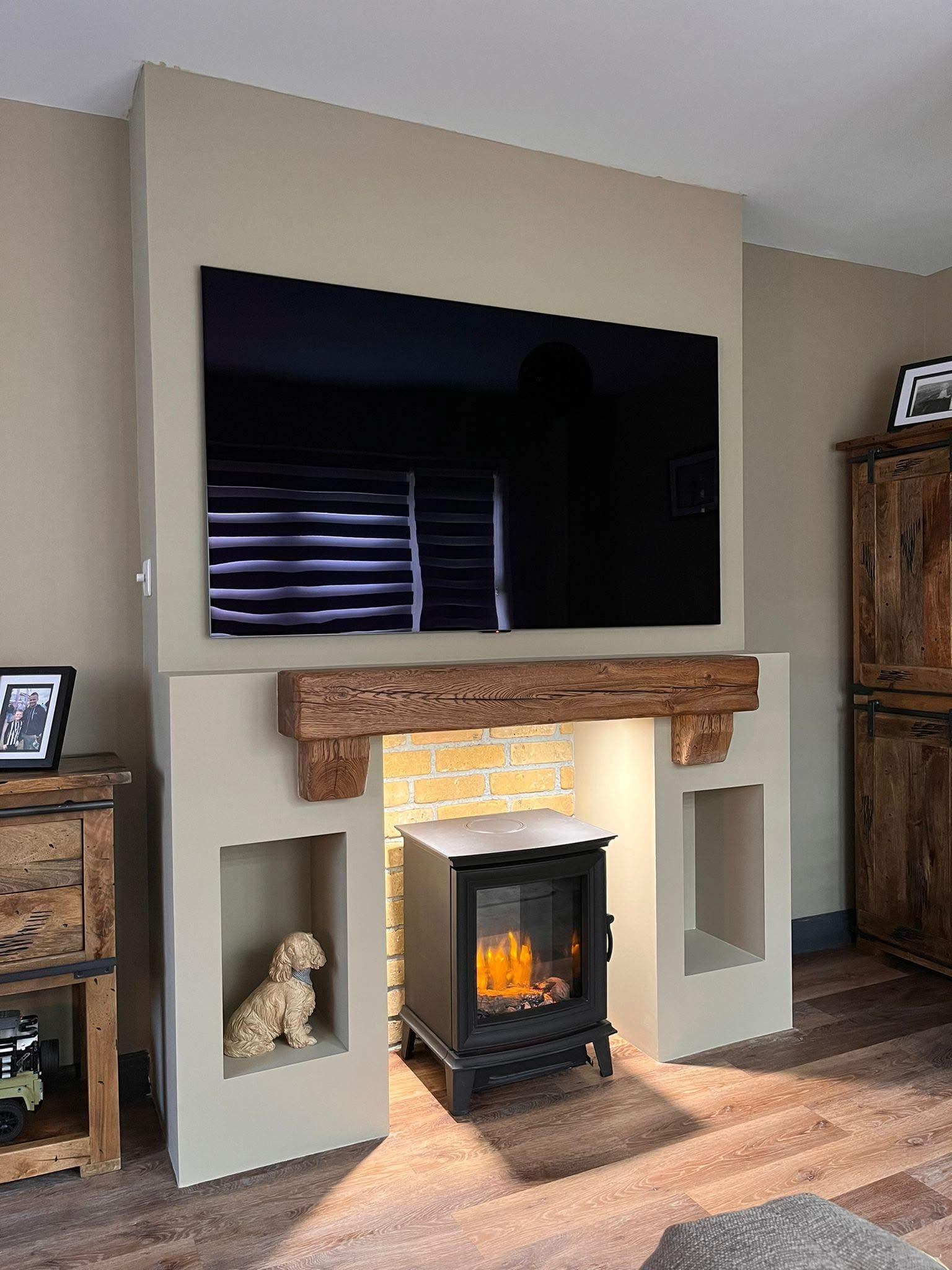 Bespoke media wall installation