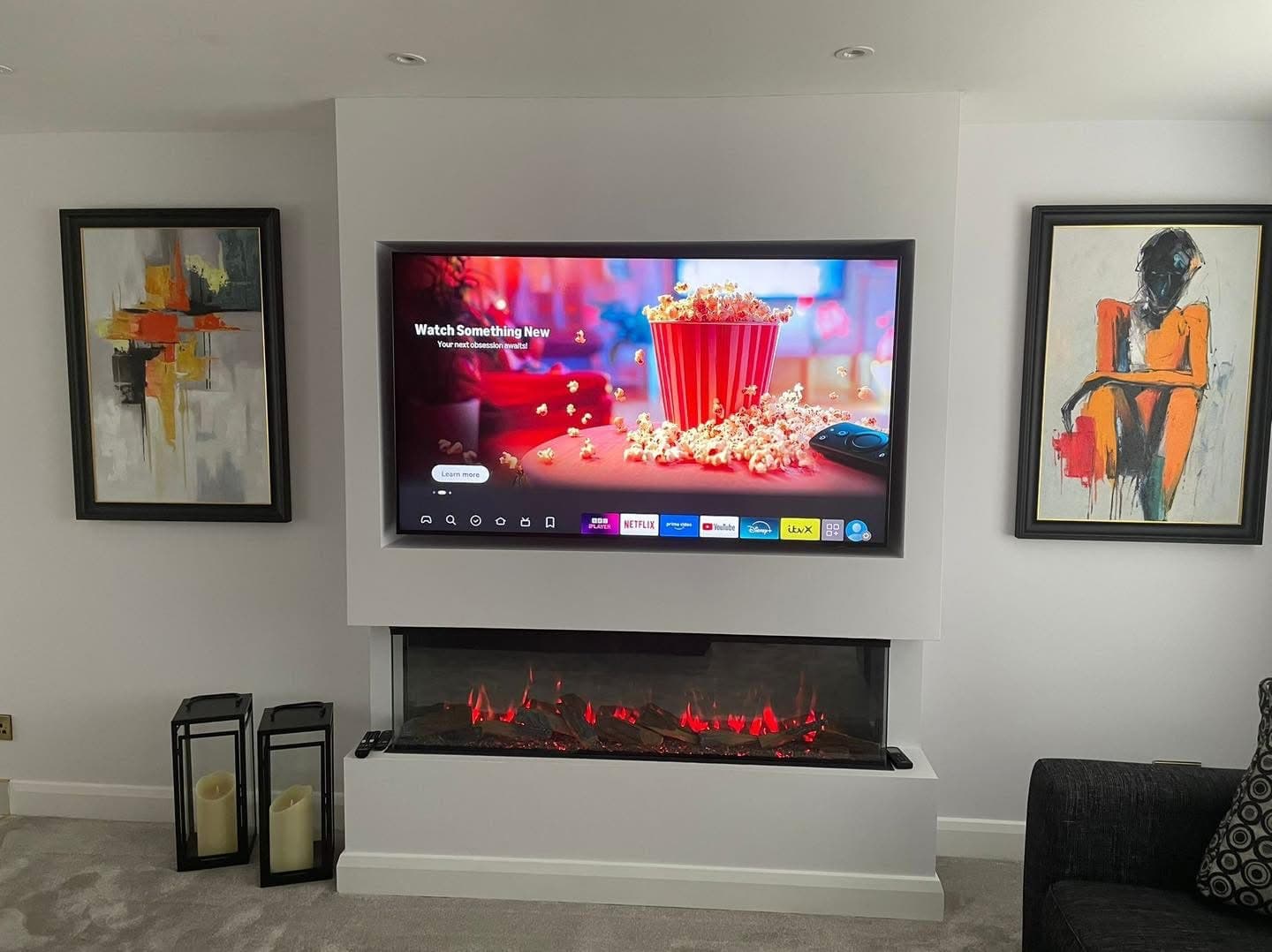 Modern media wall design